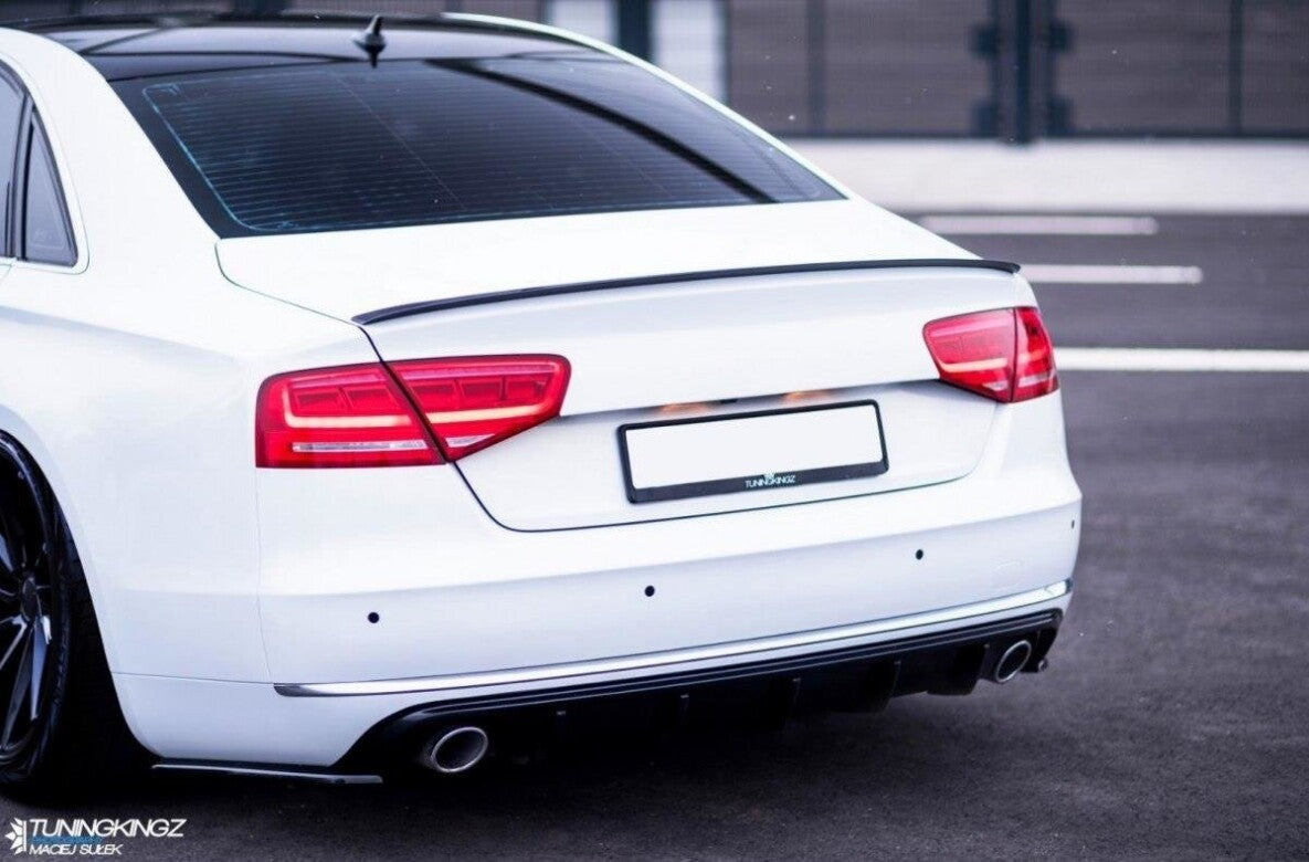Diffusor Flaps passend für Audi A8 D4 Carbon Look