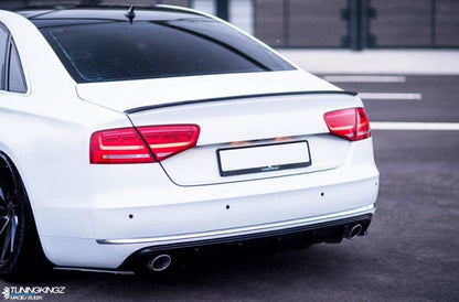 Diffusor Flaps passend für Audi A8 D4 Carbon Look
