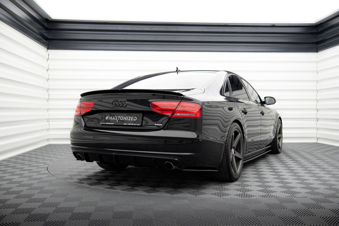 Diffusor Flaps passend für Audi A8 D4 schwarz Hochglanz