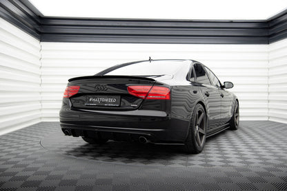 Diffusor Flaps passend für Audi A8 D4 schwarz Hochglanz