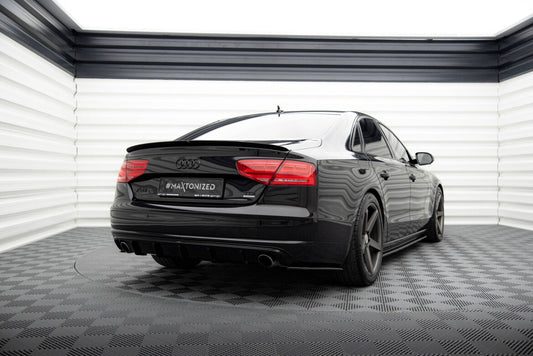 Diffusor Flaps passend für Audi A8 D4 schwarz Hochglanz