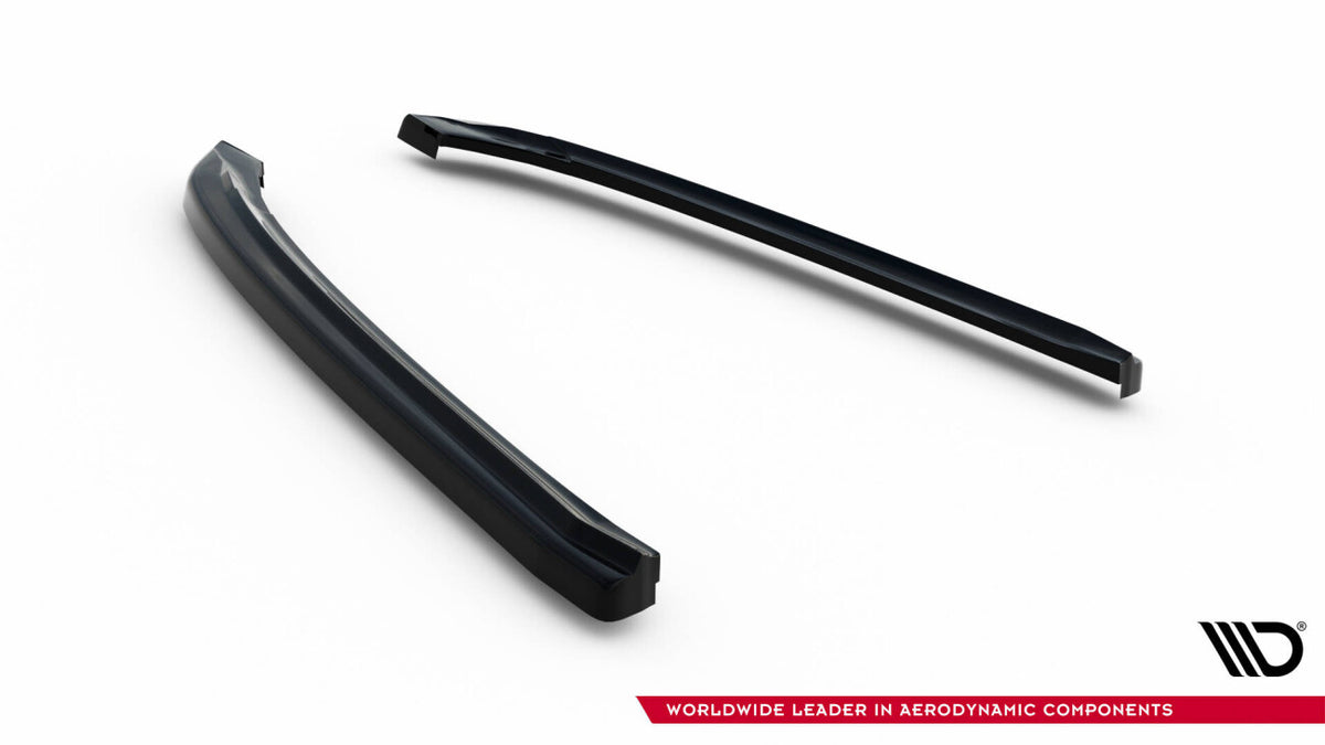 Diffusor Flaps passend für Audi A8 D4 schwarz Hochglanz