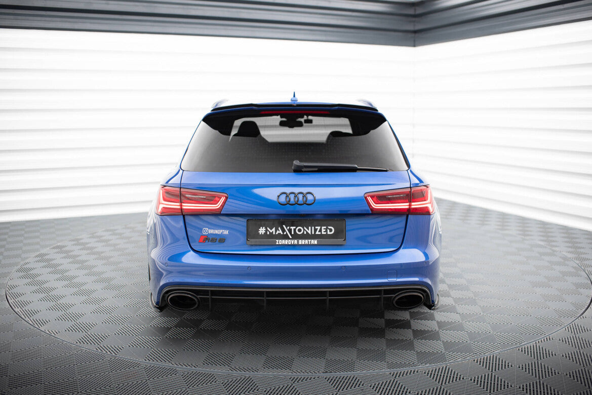 Diffusor Flaps passend für Audi Audi RS6 C7 / C7 FL schwarz Hochglanz