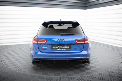 Diffusor Flaps passend für Audi Audi RS6 C7 / C7 FL schwarz Hochglanz