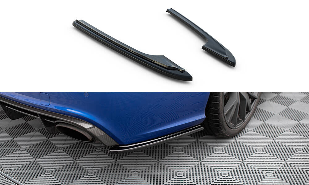 Diffusor Flaps passend für Audi Audi RS6 C7 / C7 FL schwarz Hochglanz