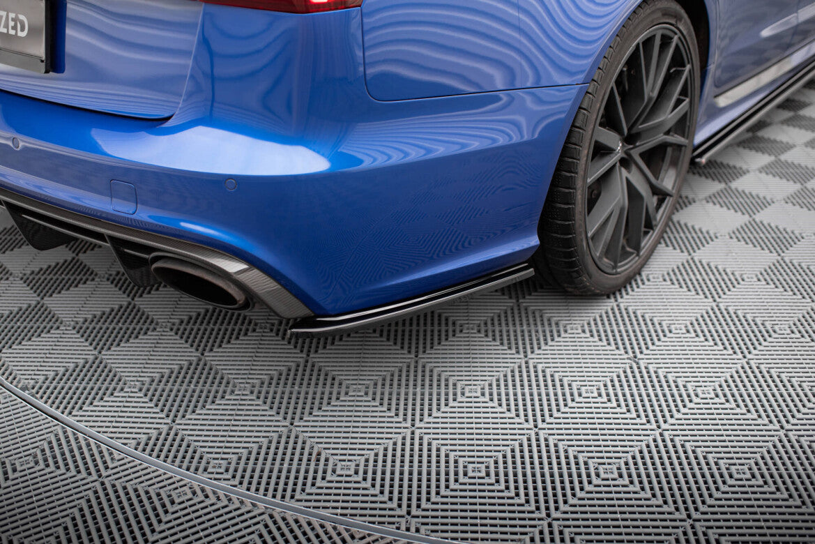 Diffusor Flaps passend für Audi Audi RS6 C7 / C7 FL schwarz Hochglanz