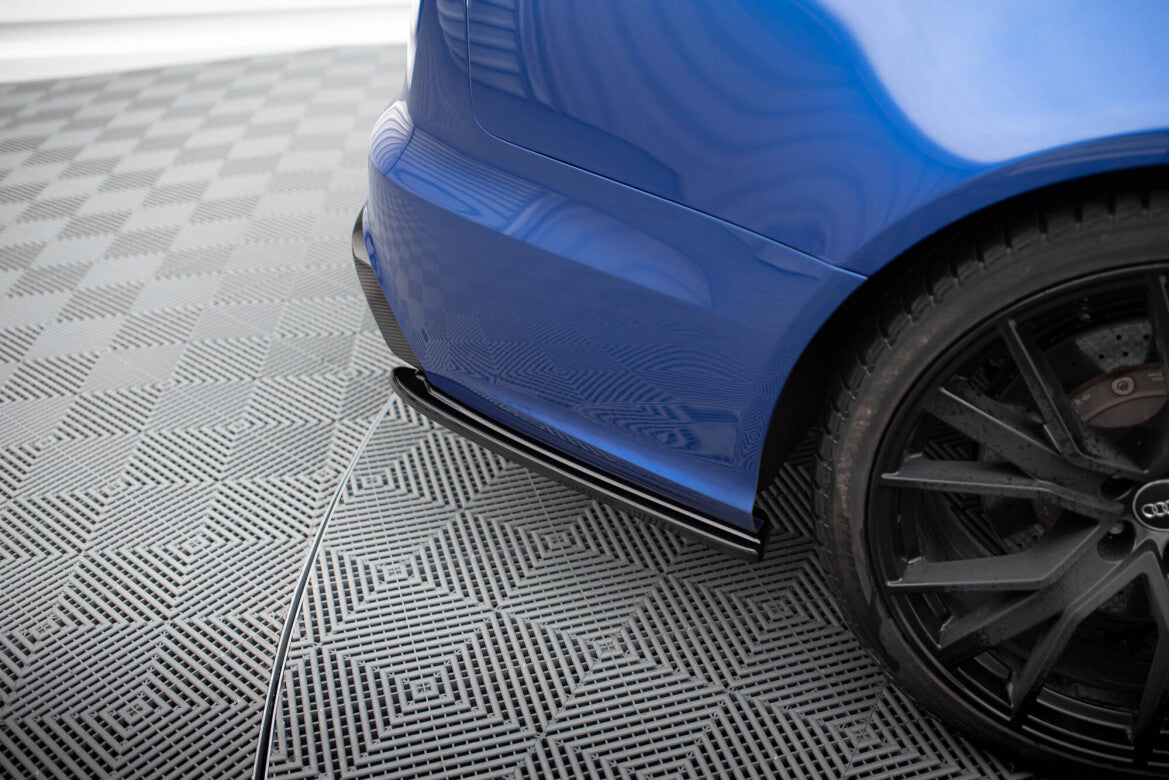 Diffusor Flaps passend für Audi Audi RS6 C7 / C7 FL schwarz Hochglanz