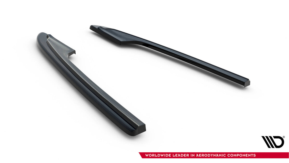 Diffusor Flaps passend für Audi Audi RS6 C7 / C7 FL schwarz Hochglanz