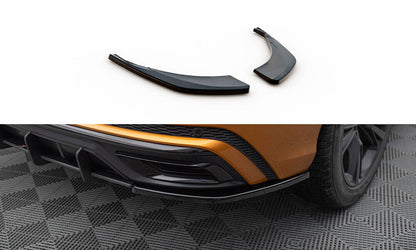 Diffusor Flaps passend für Audi Q8 S-line Mk1 schwarz Hochglanz