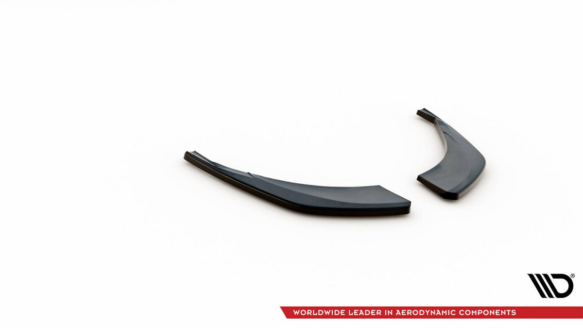 Diffusor Flaps passend für Audi Q8 S-line Mk1 schwarz Hochglanz