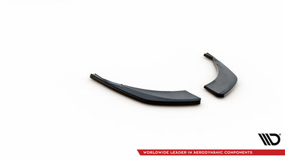 Diffusor Flaps passend für Audi Q8 S-line Mk1 schwarz Hochglanz