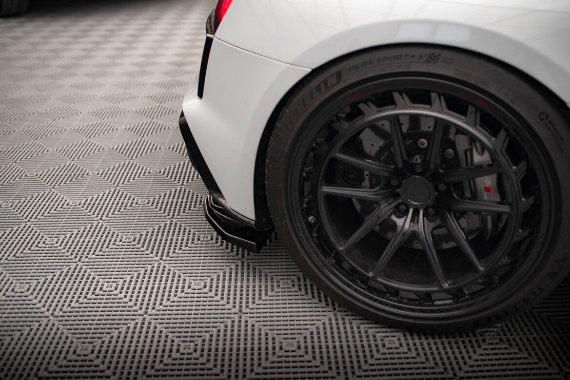 Diffusor Flaps passend für Audi R8 Mk2 FL schwarz Hochglanz