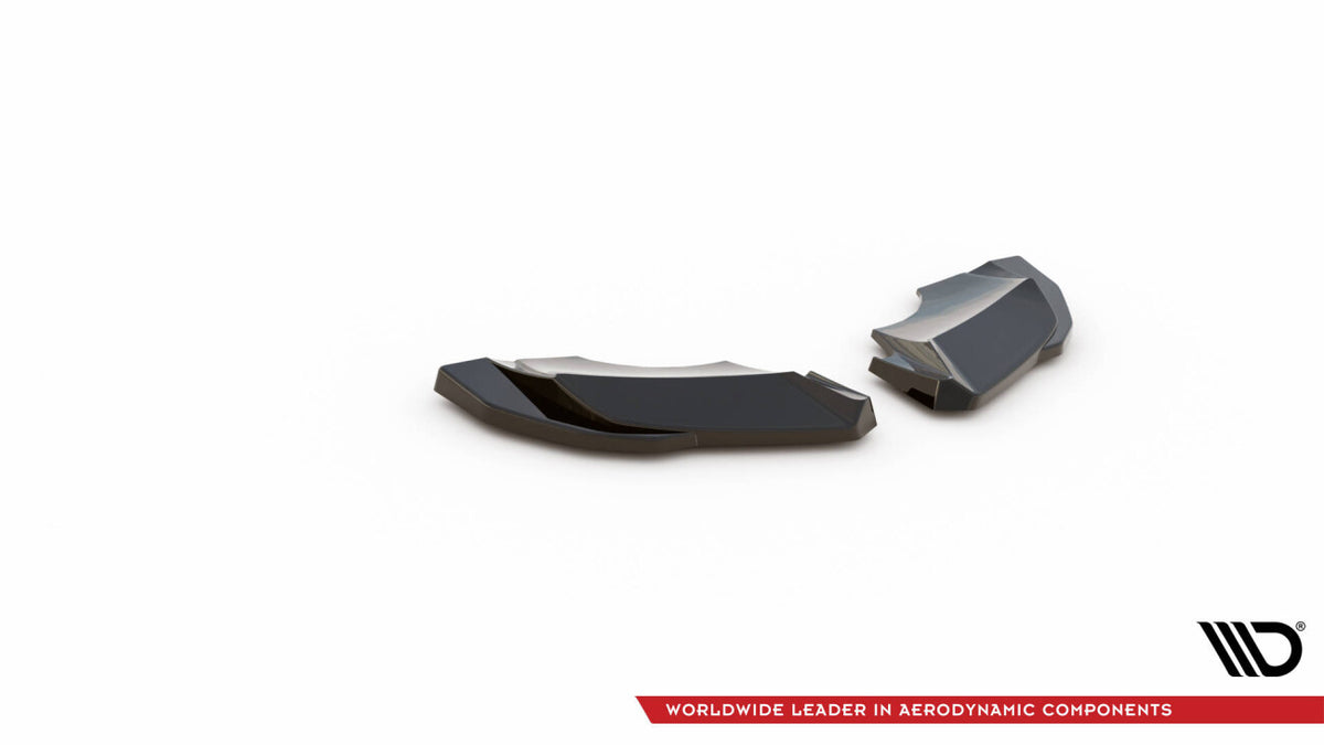 Diffusor Flaps passend für Audi R8 Mk2 FL schwarz Hochglanz