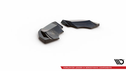 Diffusor Flaps passend für Audi R8 Mk2 FL schwarz Hochglanz