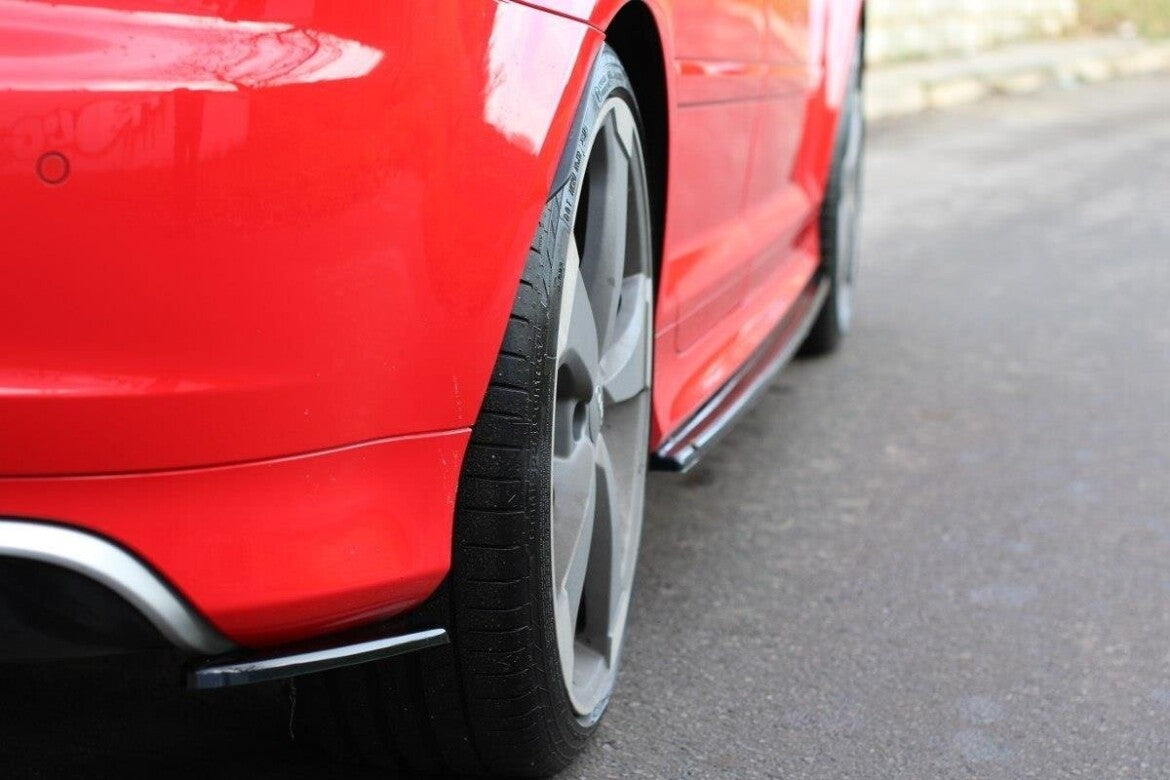 Diffusor Flaps passend für Audi RS3 8P schwarz Hochglanz