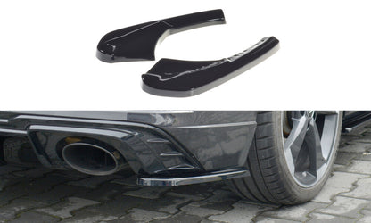 Diffusor Flaps passend für Audi RS3 8V FL Sportback schwarz Hochglanz