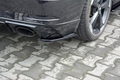 Diffusor Flaps passend für Audi RS3 8V FL Sportback schwarz Hochglanz