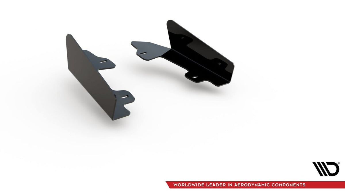 Diffusor Flaps passend für Audi RS3 8V Sportback schwarz Hochglanz
