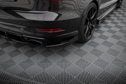 Diffusor Flaps passend für Audi RS3 Limousine 8V FL schwarz Hochglanz