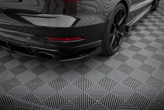 Diffusor Flaps passend für Audi RS3 Limousine 8V FL schwarz Hochglanz