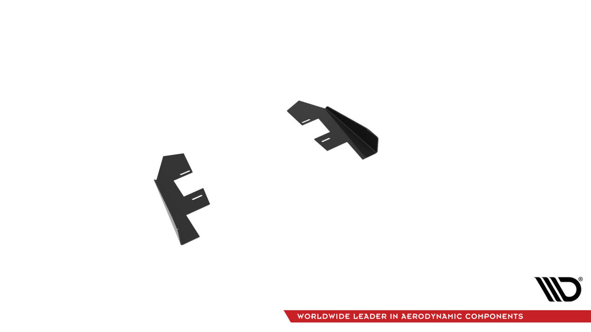 Diffusor Flaps passend für Audi RS3 Limousine 8V FL schwarz Hochglanz