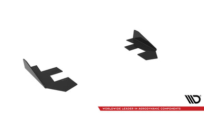 Diffusor Flaps passend für Audi RS3 Limousine 8V FL schwarz Hochglanz