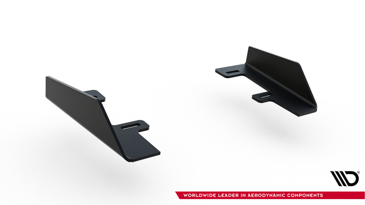 Diffusor Flaps passend für Audi RS3 Limousine 8Y FL schwarz Hochglanz