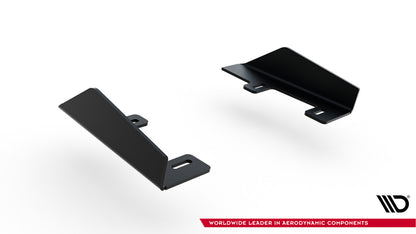 Diffusor Flaps passend für Audi RS3 Limousine 8Y FL schwarz Hochglanz