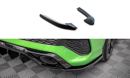 Diffusor Flaps passend für Audi RS3 Limousine 8Y schwarz Hochglanz