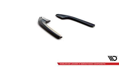 Diffusor Flaps passend für Audi RS3 Limousine 8Y schwarz Hochglanz