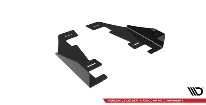Diffusor Flaps passend für Audi RS3 Limousine 8Y schwarz Hochglanz
