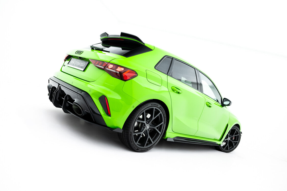 Diffusor Flaps passend für Audi RS3 Sportback 8Y FL schwarz Hochglanz