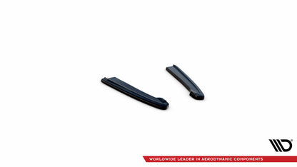 Diffusor Flaps passend für Audi RS4 B9 / B9 FL schwarz Hochglanz