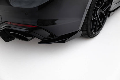 Diffusor Flaps passend für Audi RS5 Coupe / Sportback F5 schwarz Hochglanz