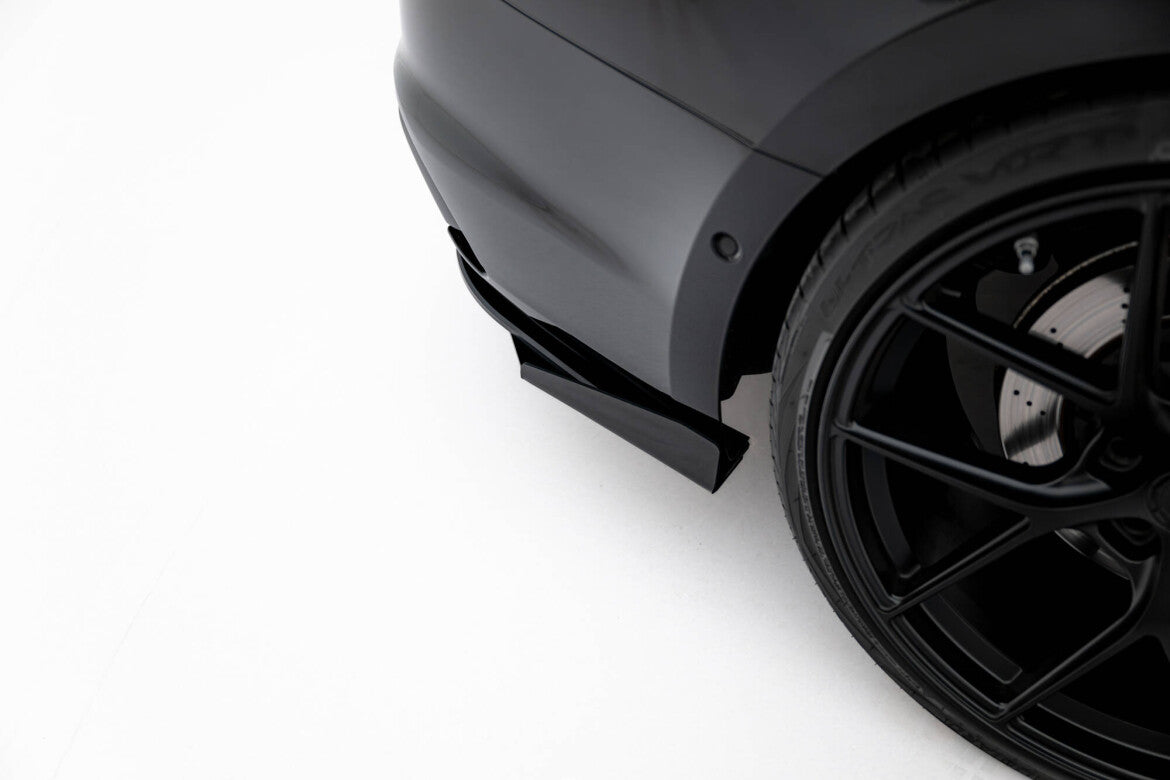 Diffusor Flaps passend für Audi RS5 Coupe / Sportback F5 schwarz Hochglanz