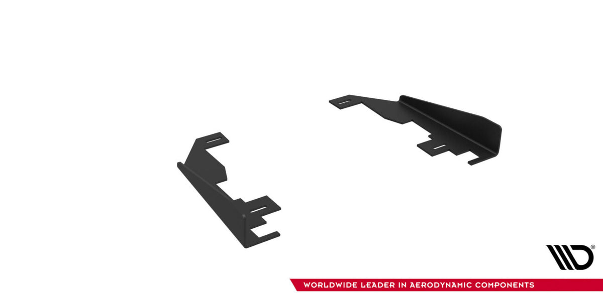 Diffusor Flaps passend für Audi RS5 Coupe / Sportback F5 schwarz Hochglanz