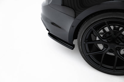 Diffusor Flaps passend für Audi RS5 Coupe / Sportback F5 schwarz Hochglanz
