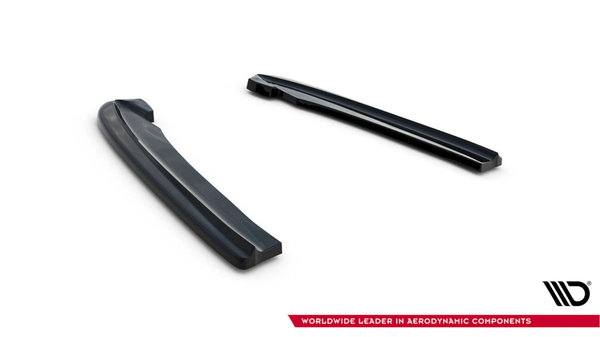 Diffusor Flaps passend für Audi RS5 Coupe / Sportback F5 schwarz Hochglanz