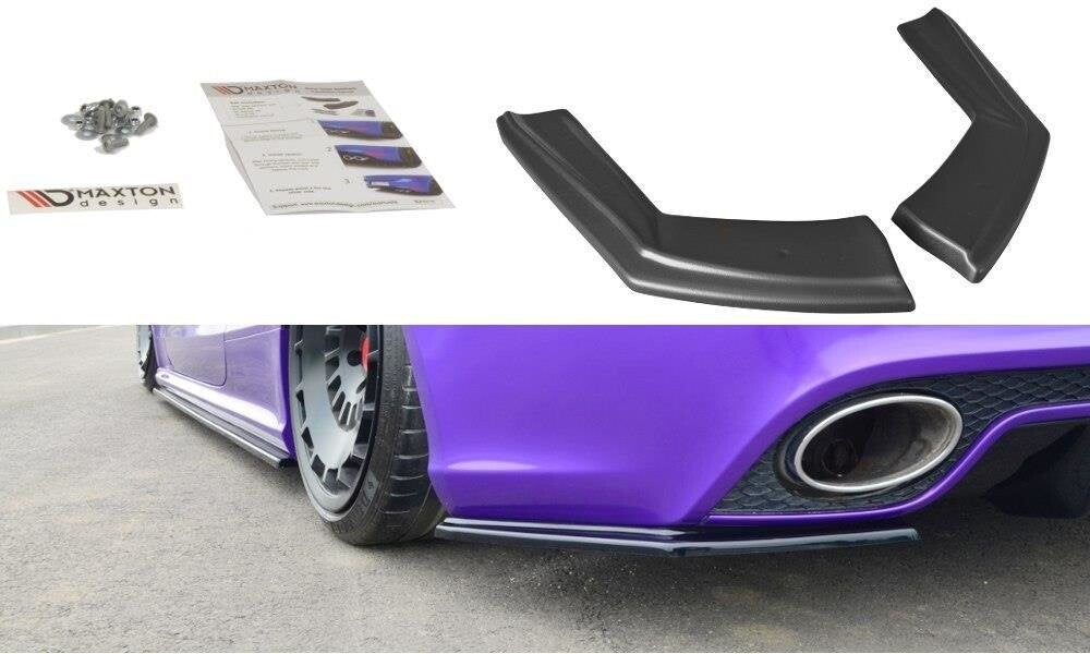 Diffusor Flaps passend für Audi RS5 Mk1 8T FL schwarz Hochglanz