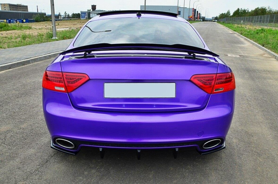 Diffusor Flaps passend für Audi RS5 Mk1 8T FL schwarz Hochglanz