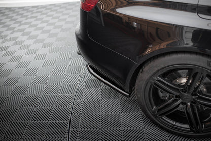 Diffusor Flaps passend für Audi RS6 Avant C6 schwarz Hochglanz
