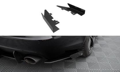 Diffusor Flaps passend für Audi RS6 Avant C6 schwarz Hochglanz