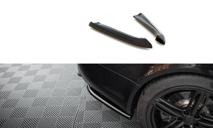 Diffusor Flaps passend für Audi RS6 Avant C6 schwarz Hochglanz