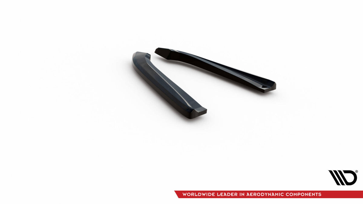 Diffusor Flaps passend für Audi RS6 Avant C6 schwarz Hochglanz