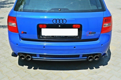 Diffusor Flaps passend für Audi RS6 C5 AVANT schwarz Hochglanz