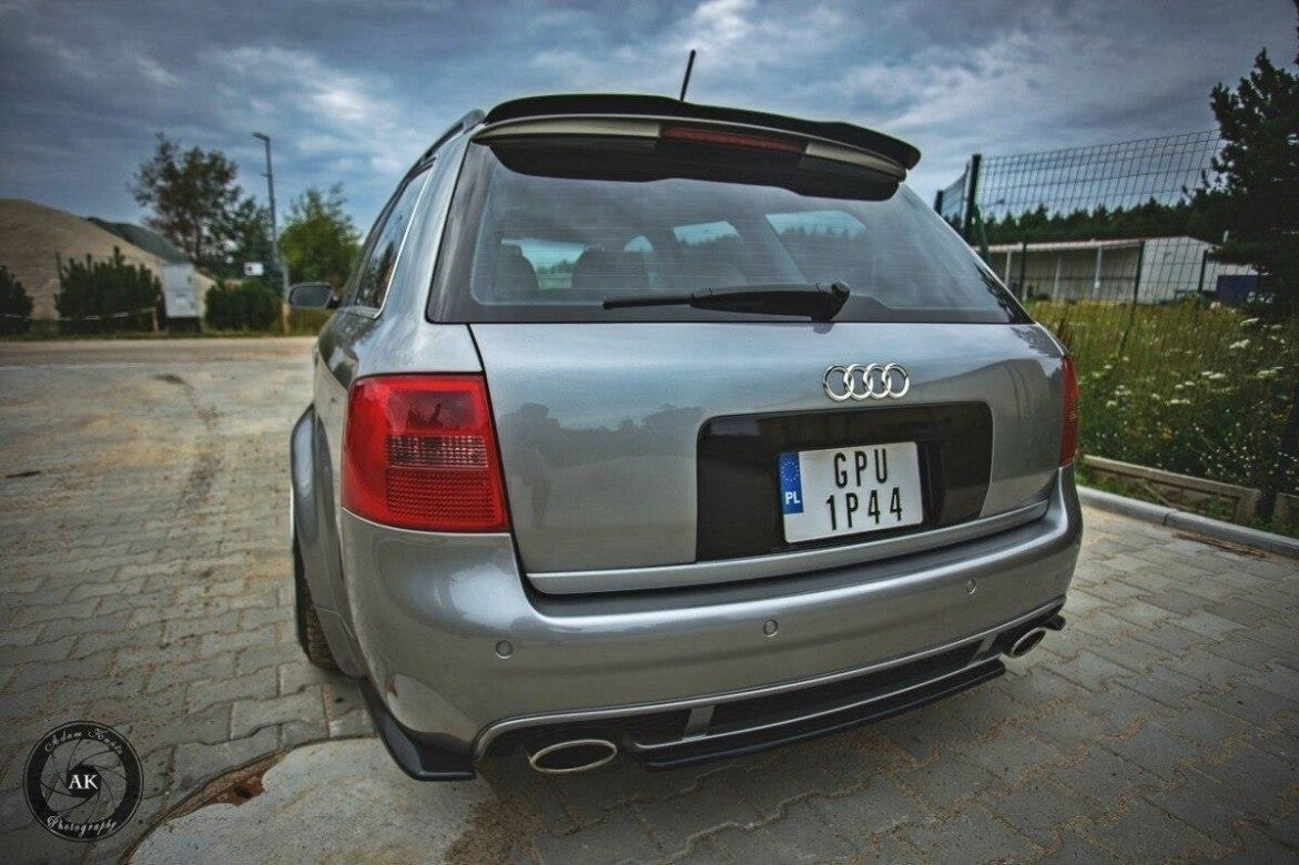 Diffusor Flaps passend für Audi RS6 C5 AVANT schwarz Hochglanz
