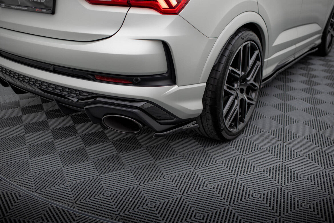 Diffusor Flaps passend für Audi RSQ3 Sportback / SUV F3 schwarz Hochglanz