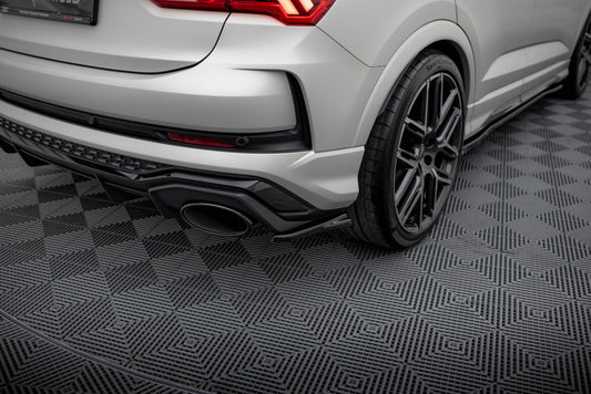 Diffusor Flaps passend für Audi RSQ3 Sportback / SUV F3 schwarz Hochglanz