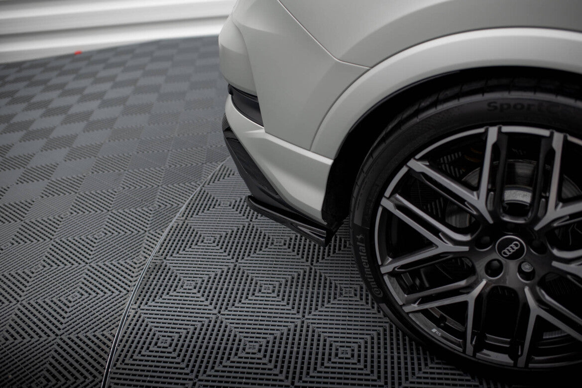 Diffusor Flaps passend für Audi RSQ3 Sportback / SUV F3 schwarz Hochglanz