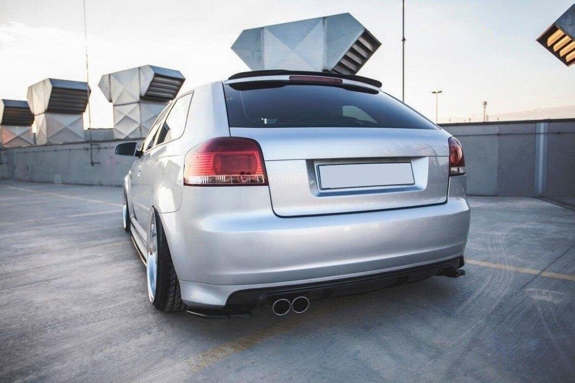 Diffusor Flaps passend für Audi S3 8P / S3 8P FL schwarz Hochglanz